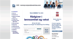 Desktop Screenshot of norway-corporate-services.com